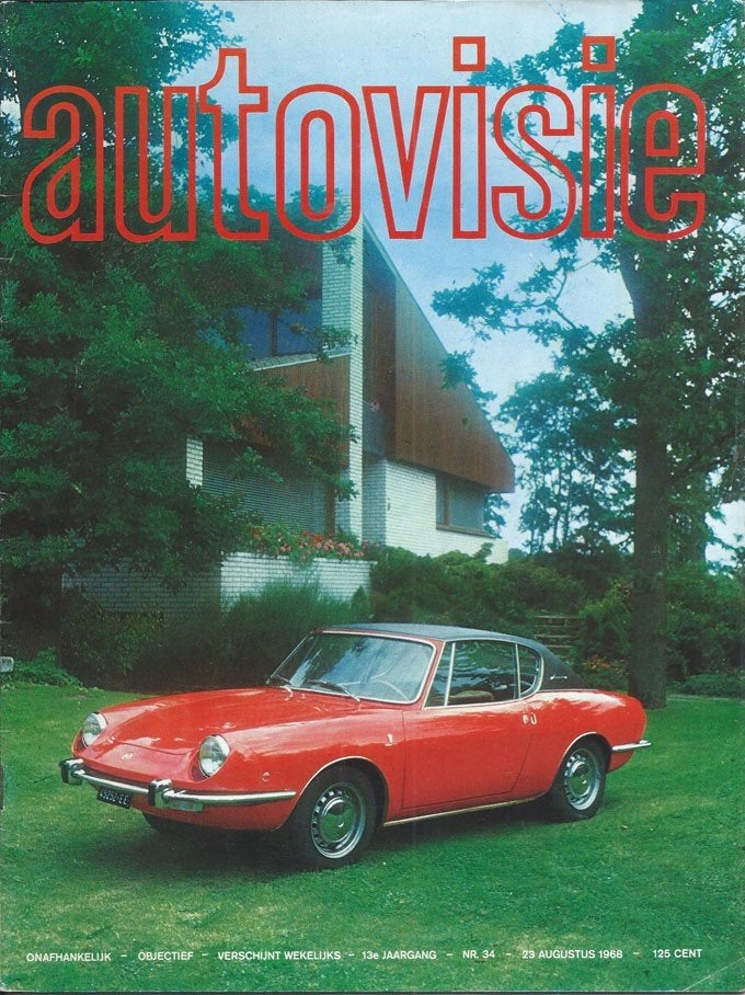 Autovisie 34 1968 : NSU 1200 C - Simca 1000, Ophalen of Verzenden, Gelezen, Algemeen