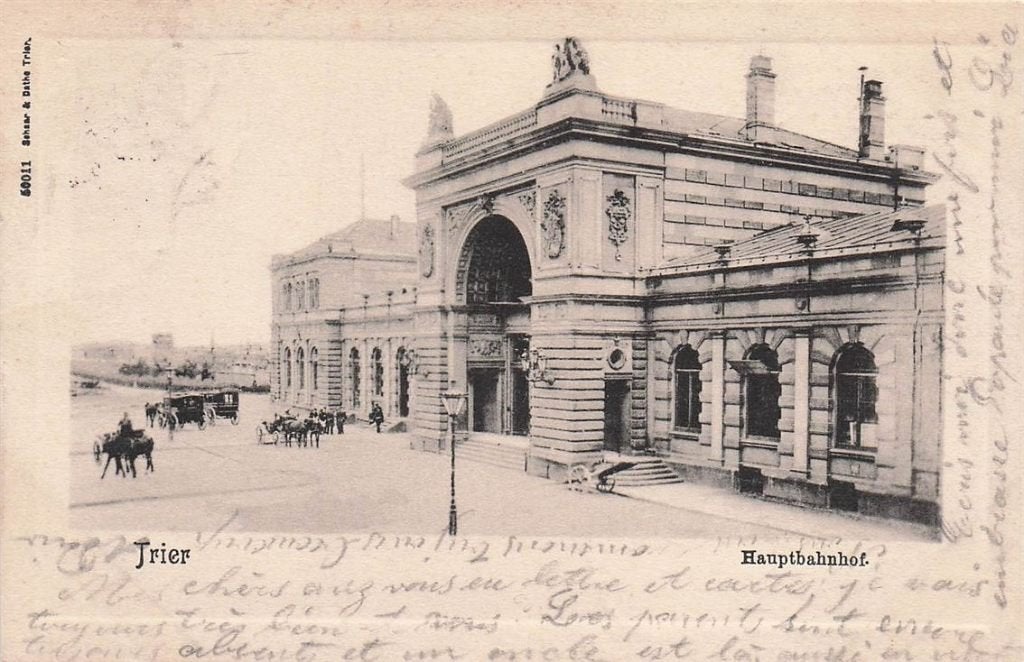 703-230-049 Trier Hauptbahnhof, Verzenden, Voor 1920, Duitsland
