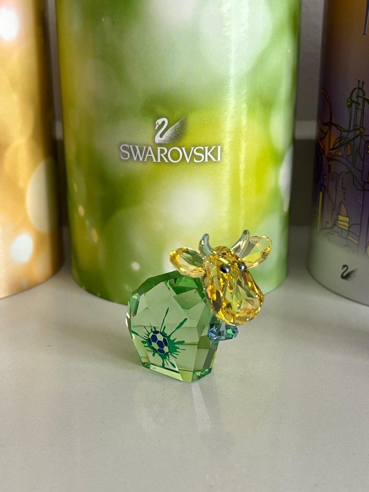 Swarovski voetbal mo, Ophalen of Verzenden, Zo goed als nieuw, Figuurtje