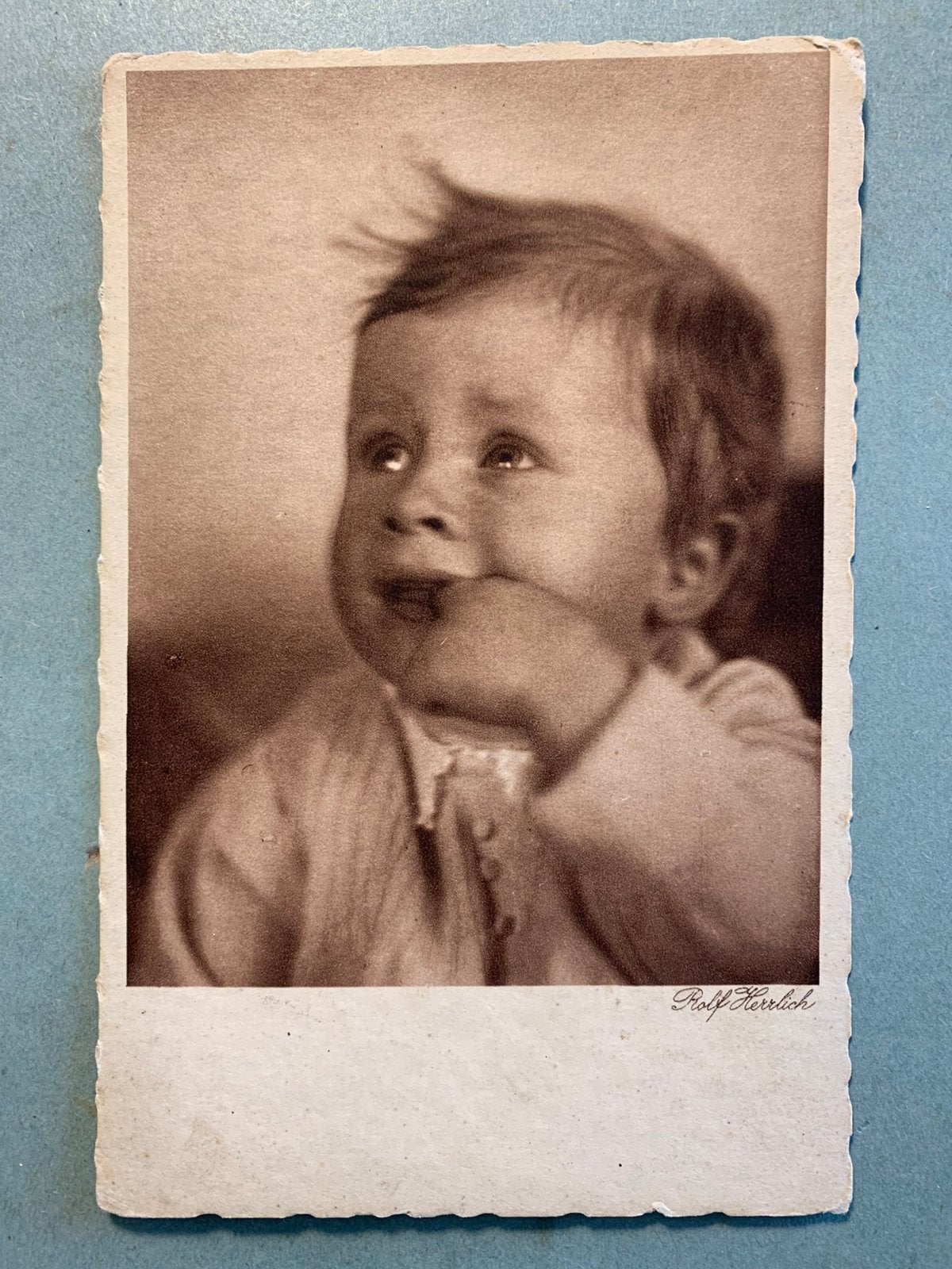 Rolf Herrlich - kinderhoofdje, Verzamelen, Ophalen of Verzenden, 1920 tot 1940, Ongelopen, Kinderen