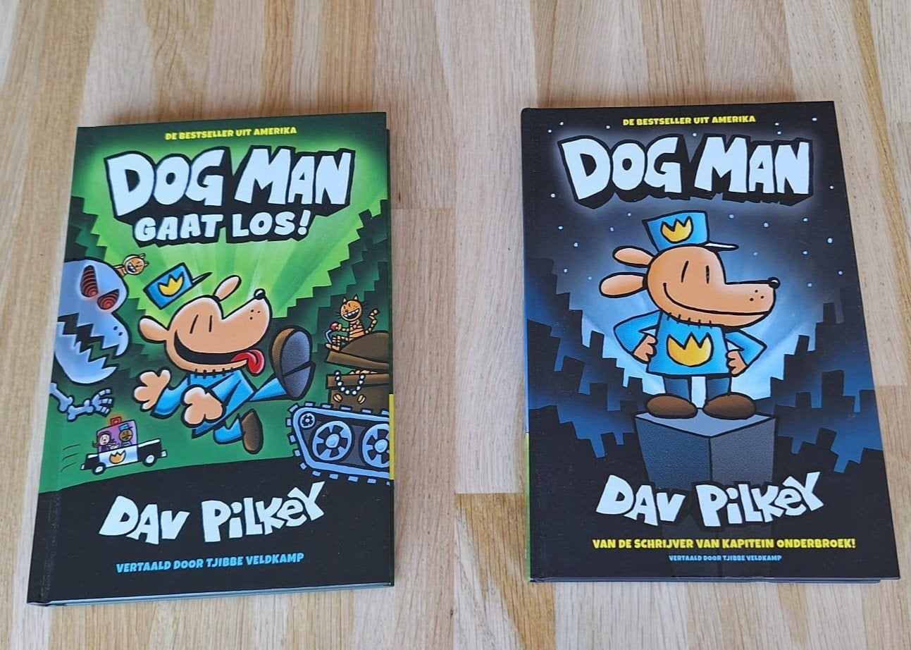 Dog Man: Gaat Los! & Dog Man (2 boeken), Ophalen of Verzenden, Zo goed als nieuw