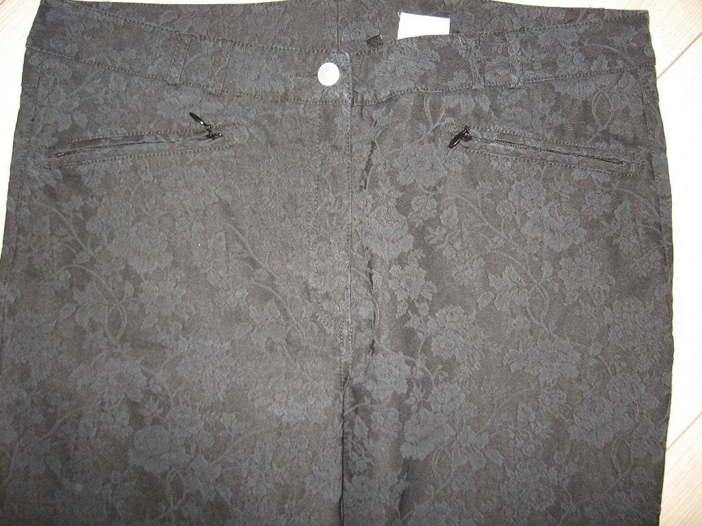 Nw.leuke Witteveen dames lange broek 44 m grijs zwart €10,-, Zwart, Maat 42/44 (L), Ophalen of Verzenden, Zo goed als nieuw