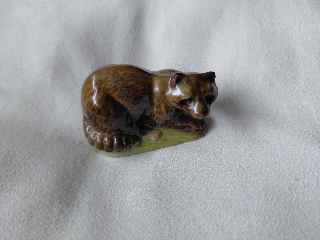 Wade Whoppas, Raccoon/ Wasbeer, porselein., Verzenden, Zo goed als nieuw, Wild dier, Beeldje of Figuurtje