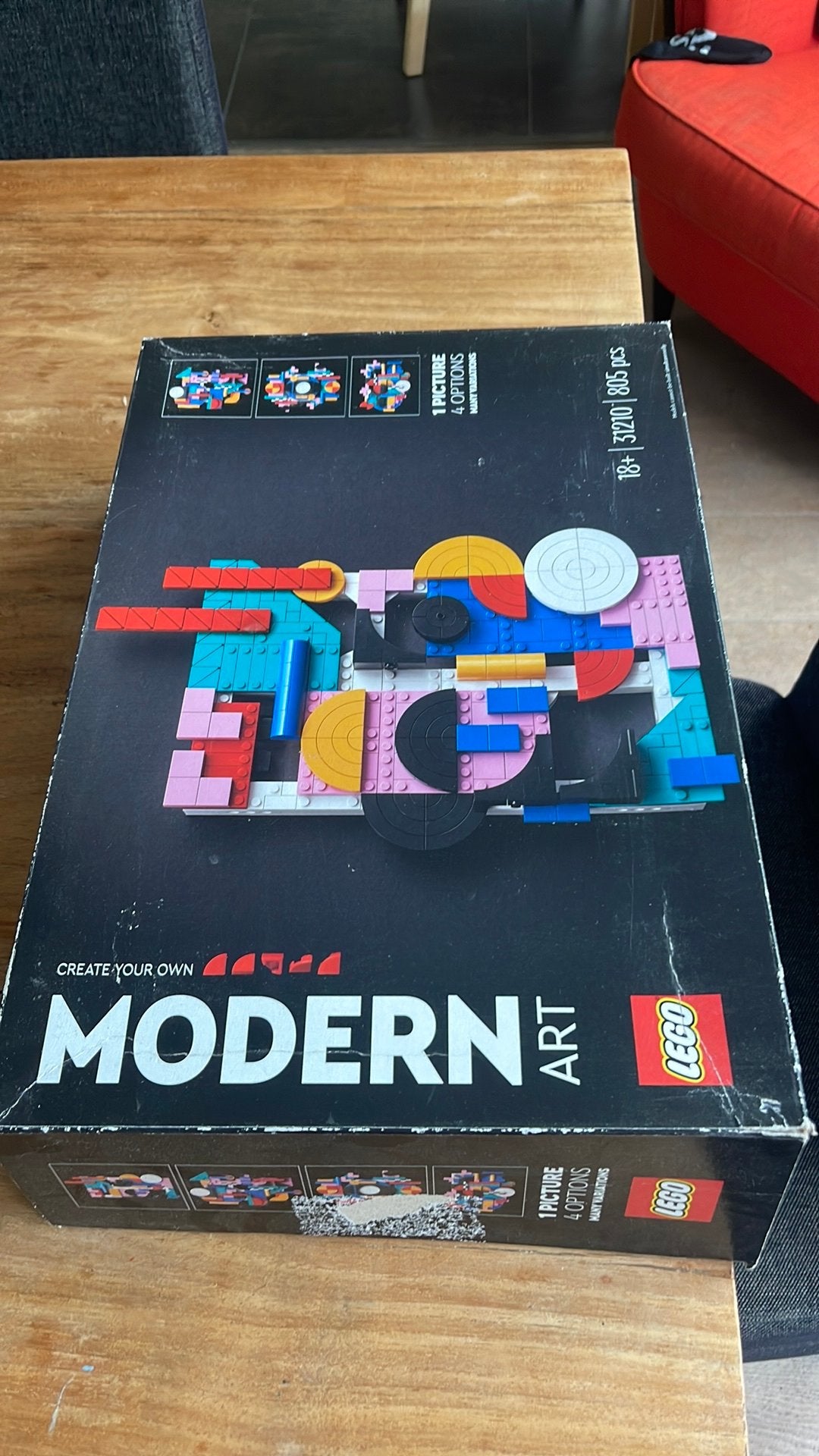 Lego 31210 Modern Art - Creëer je eigen kunstwerk!, Ophalen, Gebruikt