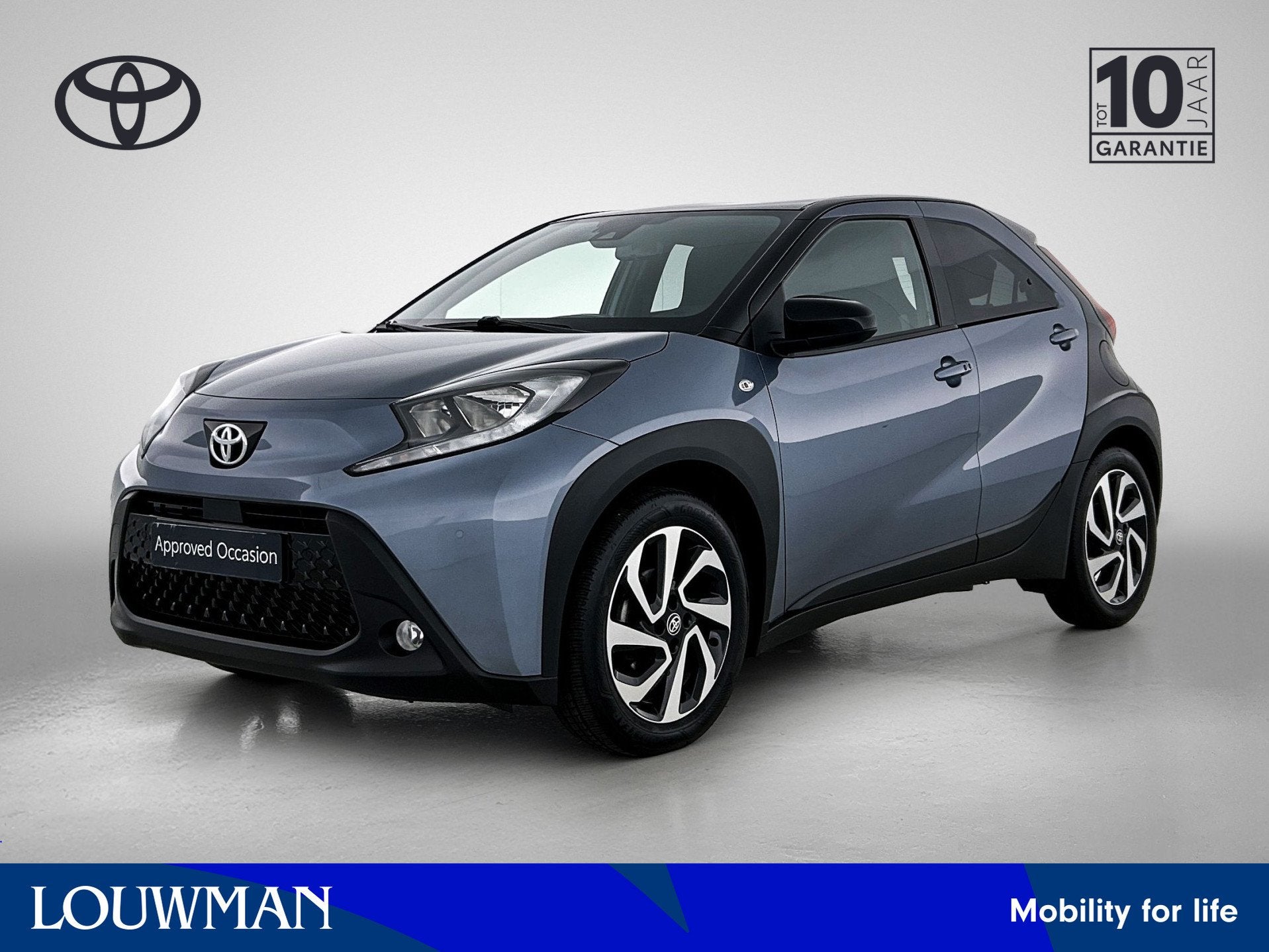 Toyota Aygo X 1.0 VVT-i S-CVT Pulse + | BTW Voertuig | Parke, 12 maanden, Stof, Gebruikt, Zwart