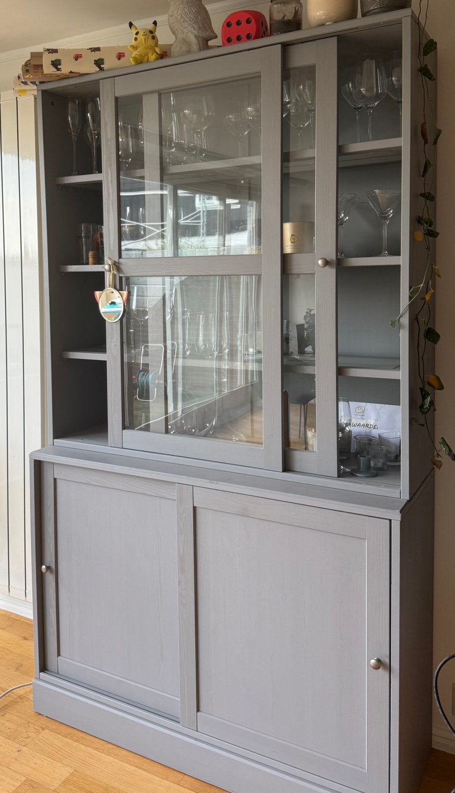 Ikea servieskast havsta grijs, Ophalen, 100 tot 150 cm, 200 cm of meer, 25 tot 50 cm