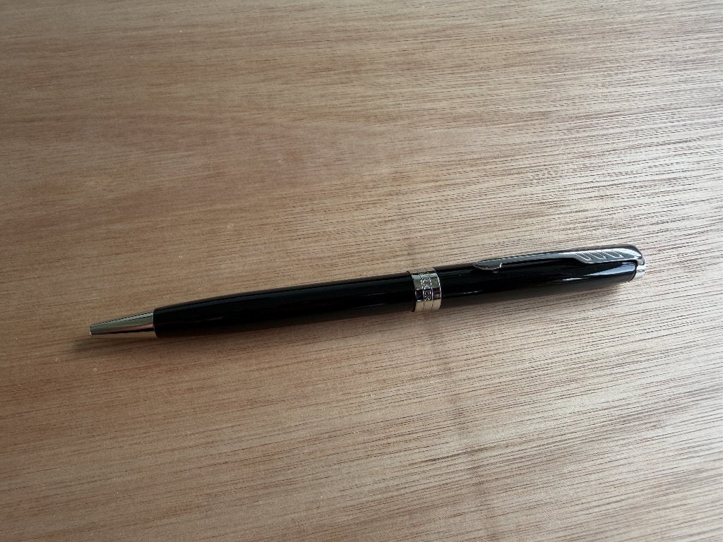 Parker Sonnet Balpen Black Lacquer CT, Verzamelen, Pennenverzamelingen, Ophalen of Verzenden, Zo goed als nieuw, Balpen, Parker