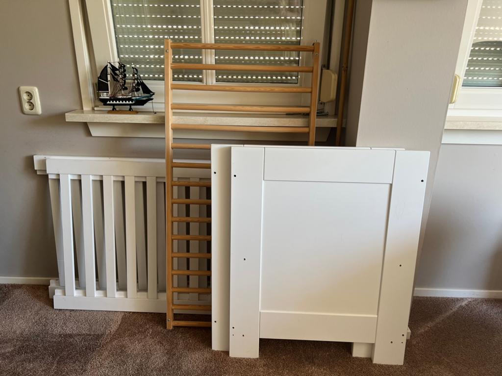 Wit ledikantje | 60x120, Ophalen, Zo goed als nieuw, Minder dan 140 cm, Minder dan 70 cm
