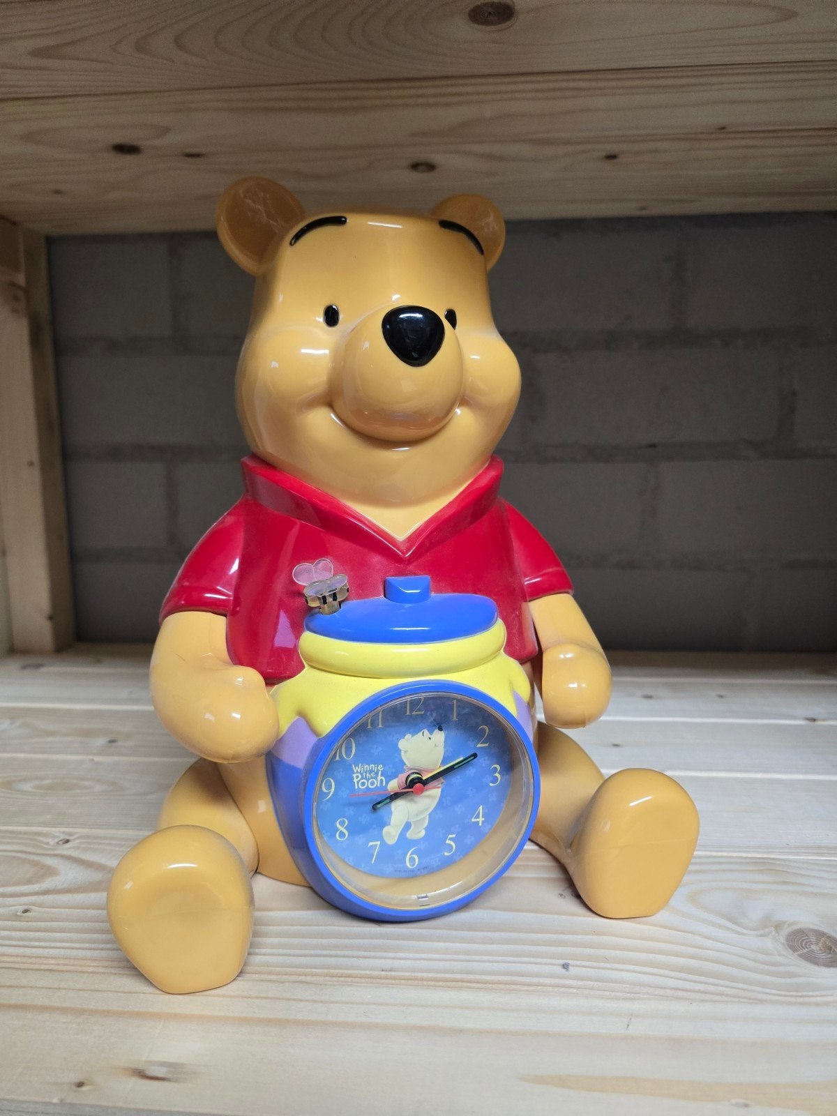 Winnie the pooh klok/spaarpot, Ophalen of Verzenden