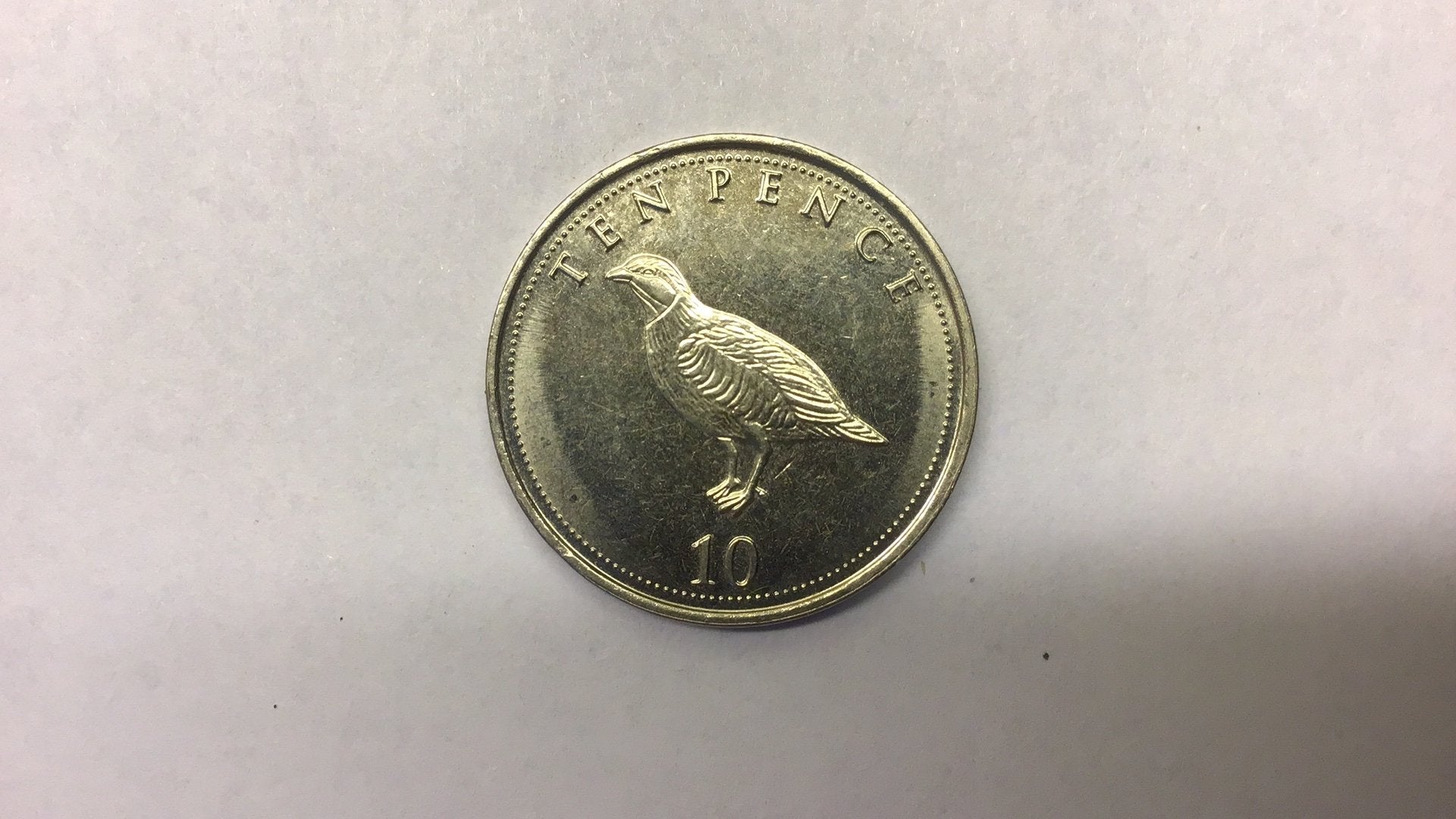 Gibraltar 10 pence 2016., Postzegels en Munten, Ophalen of Verzenden