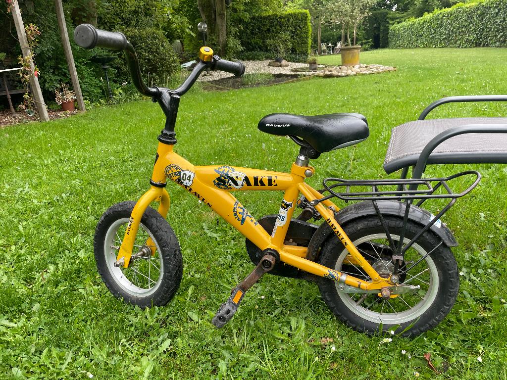 Kinderfiets Batavus snake 12 inch, Fietsen en Brommers, Fietsen | Kinderfietsjes, Ophalen, Terugtraprem, Gebruikt, Batavus