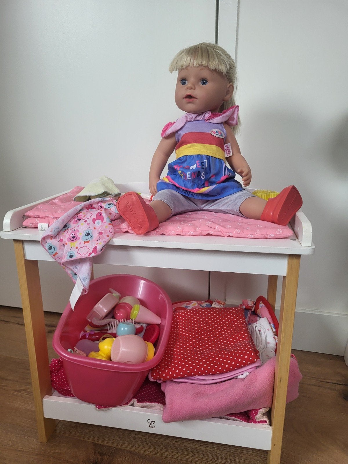 Baby Born pop met accesoires, Ophalen, Gebruikt, Babypop