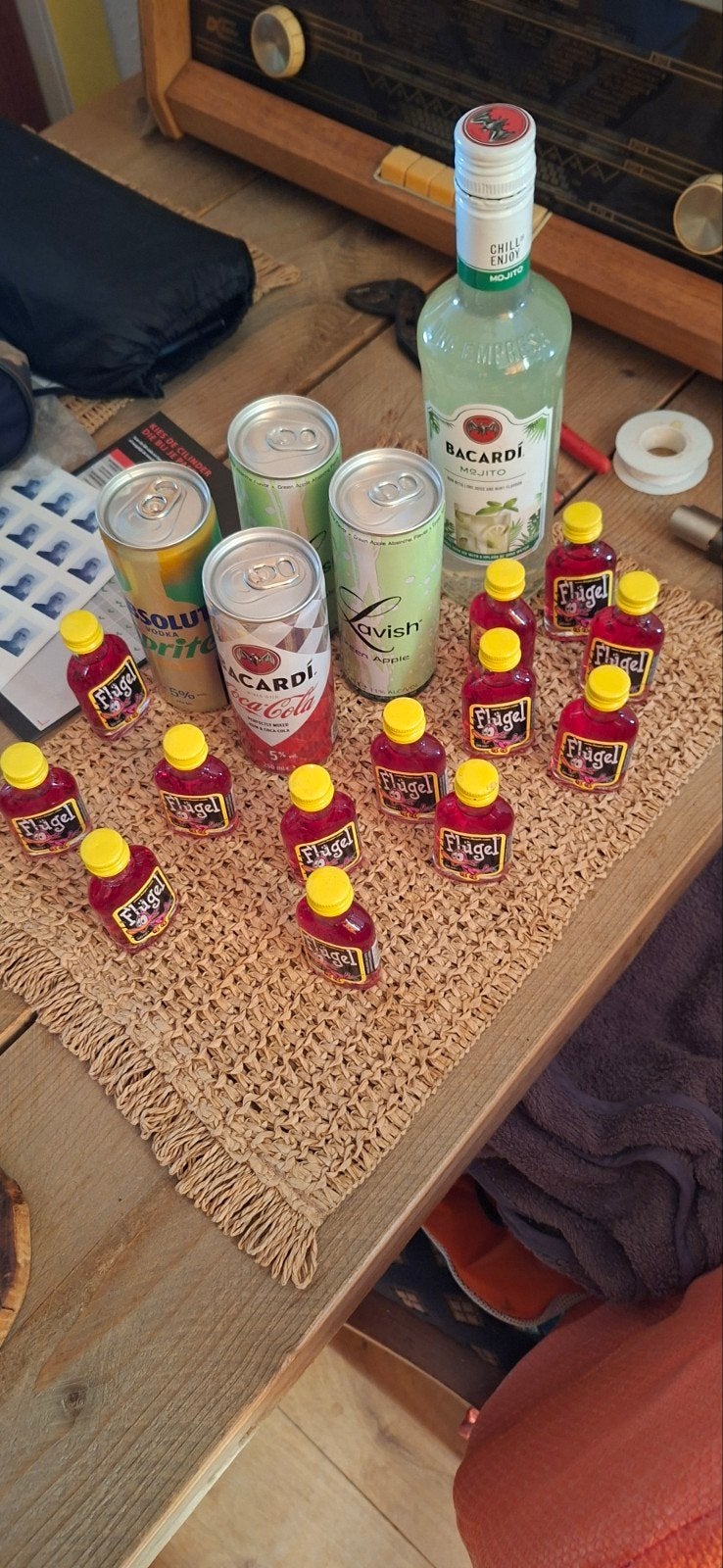Alcoholische drankjes, Ophalen