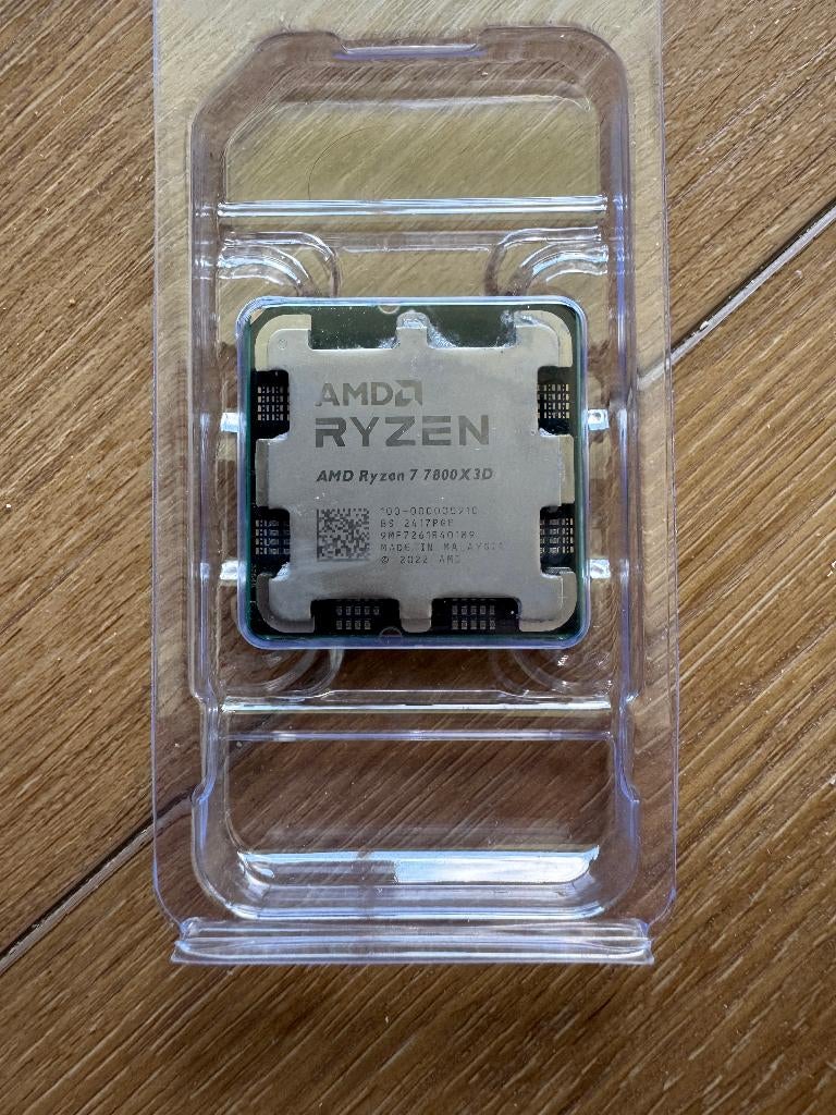 AMD Ryzen 7 7800X3D, Computers en Software, Processors, 8-core, AM5, Ophalen of Verzenden, Zo goed als nieuw