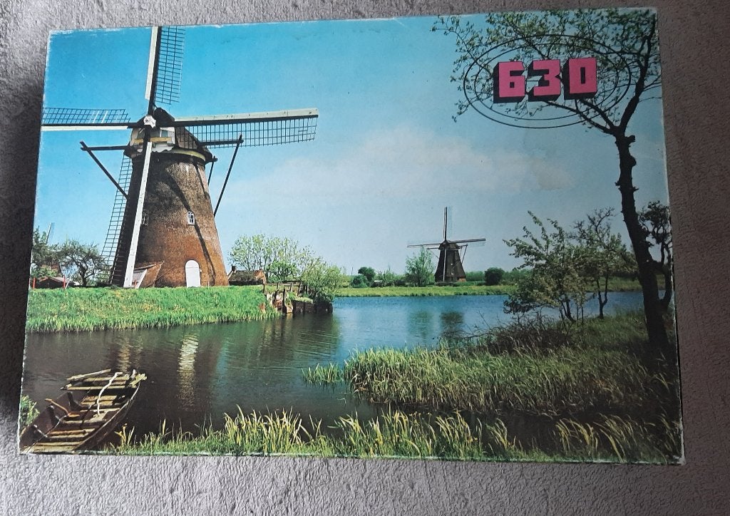Legpuzzel  Kinderdijk (Nederwaard)(White horse puzzel), Ophalen of Verzenden, 500 t/m 1500 stukjes, Gebruikt, Legpuzzel