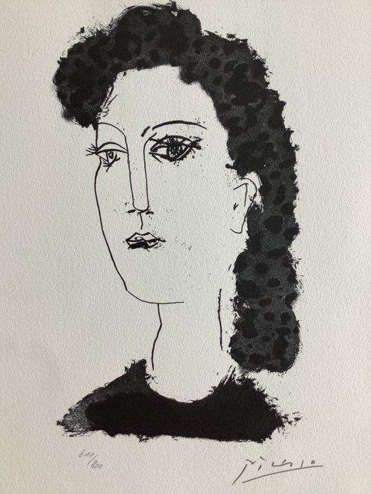 Picasso gravure from Gongora 1972, Ophalen of Verzenden, Ets, 1950 - 1999