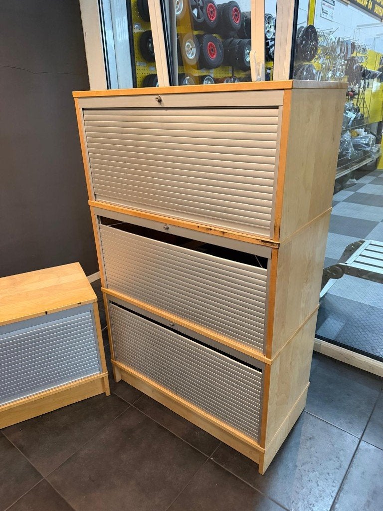 LADENKASTJE/ ROLLUIKKAST IKEA, Ophalen, Gebruikt, Scandinavisch, Hout