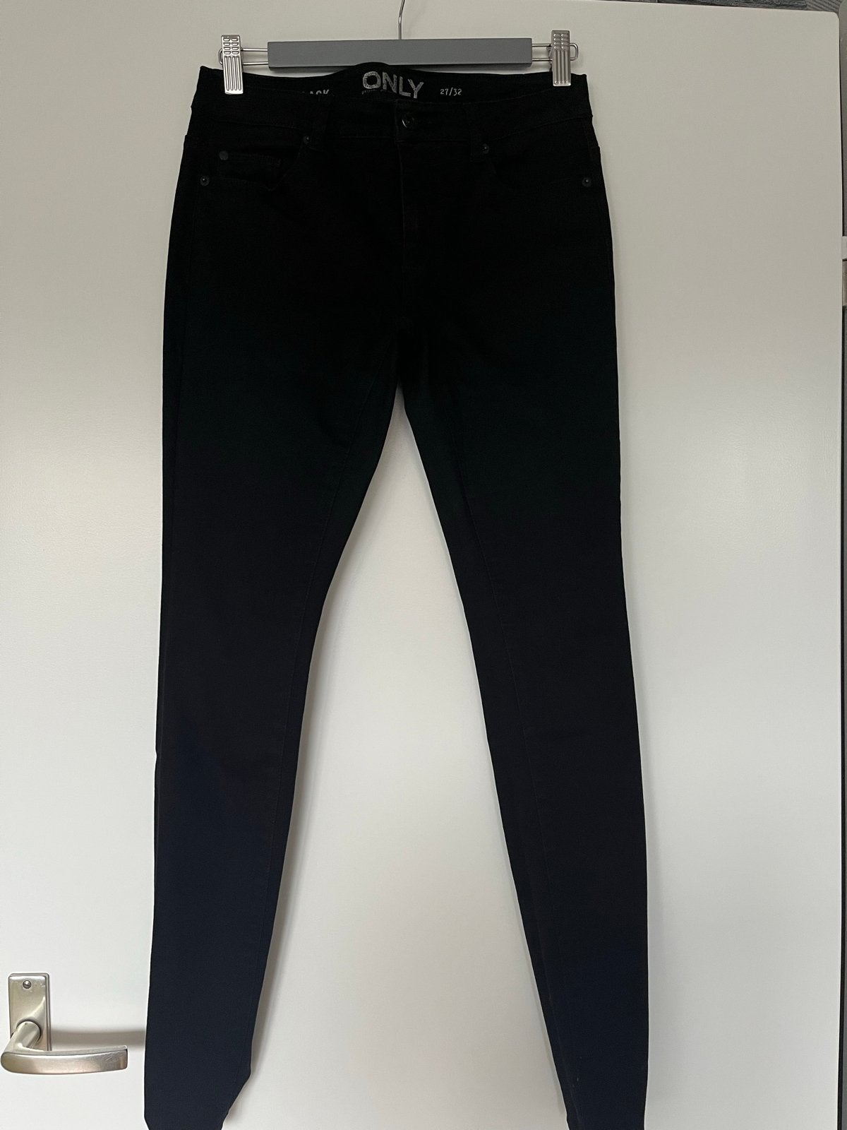 ONLY zwarte skinny jeans maat 27/32, Kleding | Dames, Zwart, Ophalen of Verzenden, Zo goed als nieuw, Maat 36 (S)