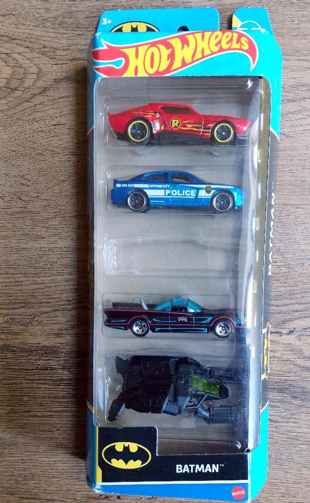 Hot Wheels BATMAN 5-pack NIET COMPLEET (1) 1/64, Ophalen of Verzenden, Nieuw, Auto