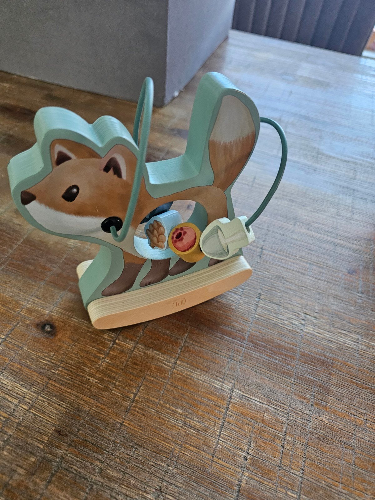 Houten rammelaar vos - Little Dutch, Ophalen of Verzenden, Zo goed als nieuw, Rammelaar