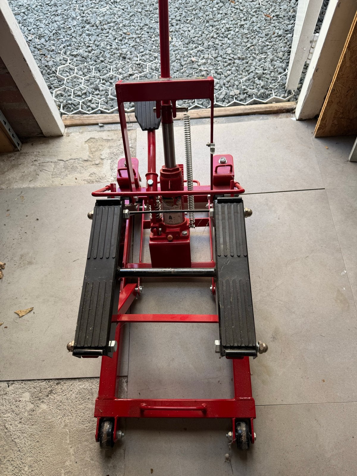 Motorfiets Hefbrug / Motorlift, Ophalen, Gebruikt