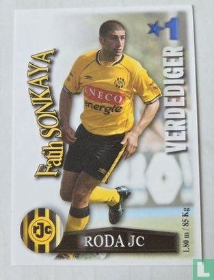 Spelerskaart Roda JC - Fatih Sonkaya 2003, Verzamelen, Ophalen of Verzenden, Zo goed als nieuw, Roda JC, Spelerskaart