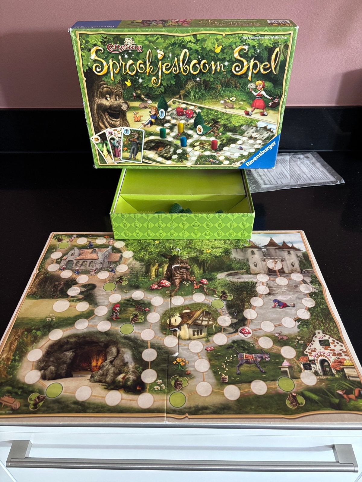 Efteling Sprookjesboom Spel - Ravensburger, Drie of vier spelers, Ophalen, Gebruikt