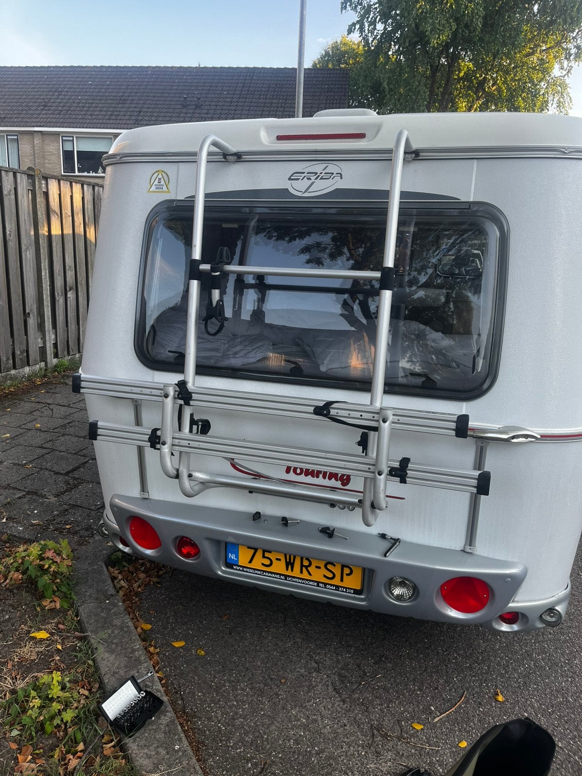 Fietsdrager achter Eriba Touring - 2 fietsen Hymer, Ophalen, Gebruikt