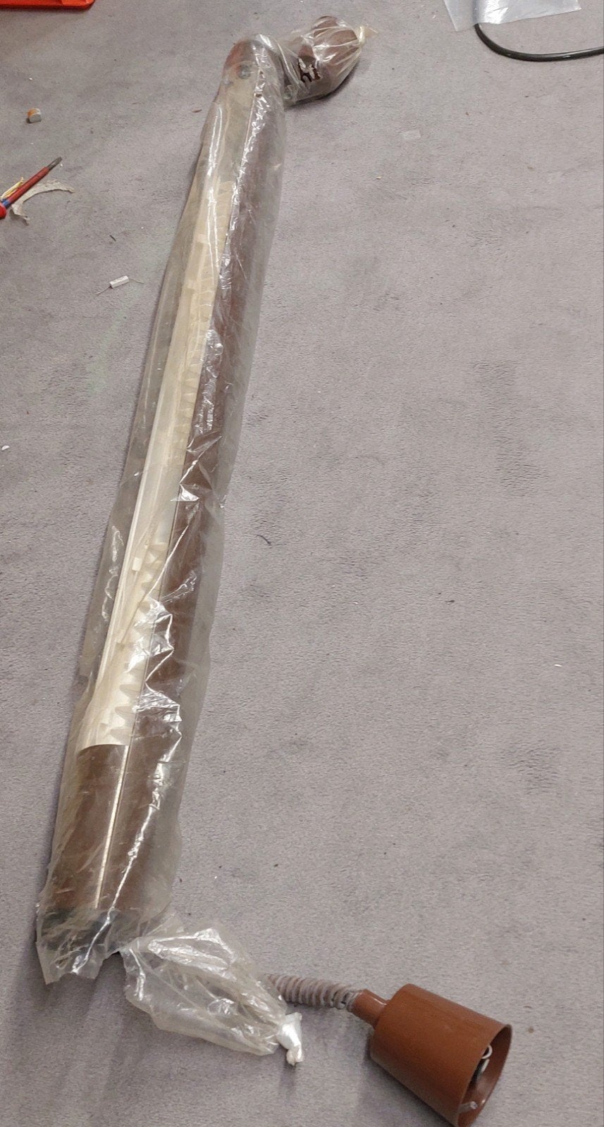 Vintage Hangende Bureaubladlamp -Hoogte VerstelbaarTubelight, Kunststof, Nieuw, Overige fittingen, Ophalen of Verzenden