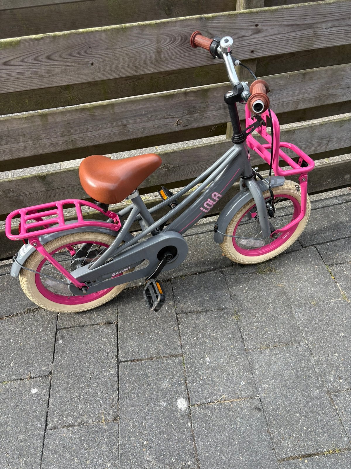 Kinderfiets roze 14 inch, Fietsen en Brommers, Ophalen, Gebruikt, 14 inch of minder