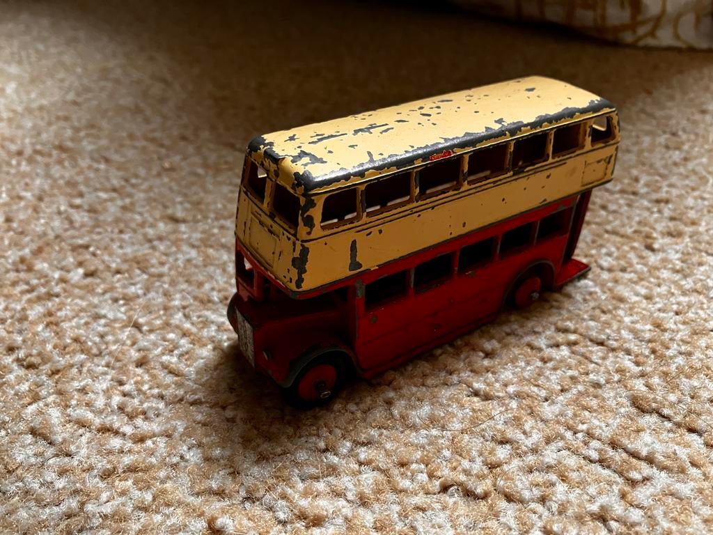 Vintage Dinky Toys Dubbeldekker Bus - Made in England, Ophalen of Verzenden, Gebruikt