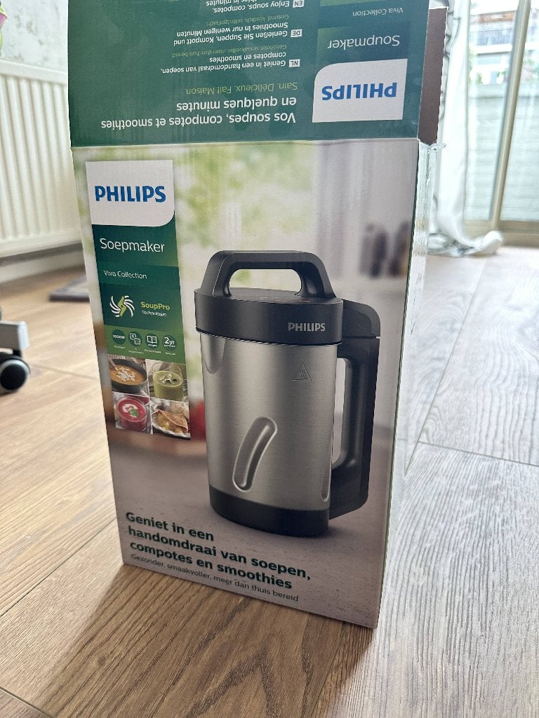 Philips Soepmaker HR2203/80 Viva Collection — nieuw, Witgoed en Apparatuur, Ophalen, Nieuw, Soepmaker
