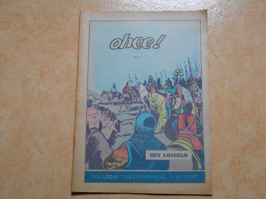 ohee 21b Het losgeld 1963 1 ste druk. Nederlandse versie., Boeken, Stripboeken, M. Tillieux, Eén stripboek, Ophalen of Verzenden