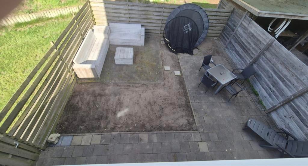Tegels 30x30 + klinkers +opsluitbanden, Ophalen, Gebruikt, Beton, Klinkers