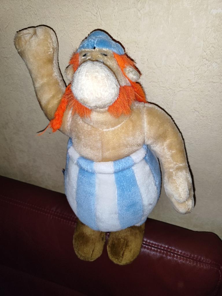 Obelix Knuffel uit 1994, Gebruikt, Overige merken, Overige typen, Ophalen of Verzenden