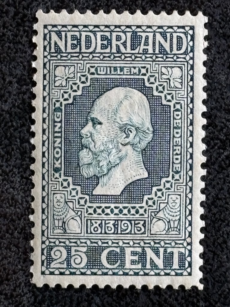 1913 NVPH 96A 100 jr onafhankelijk 25 ct lichtblauw POSTFRIS, Ophalen of Verzenden, T/m 1940, Postfris