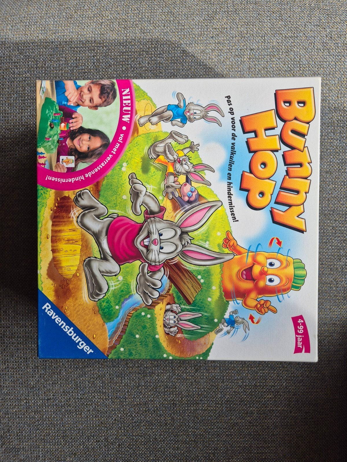 Bunny Hop Bordspel - Ravensburger, Hobby en Vrije tijd, Gezelschapsspellen | Bordspellen, Drie of vier spelers, Ophalen, Zo goed als nieuw