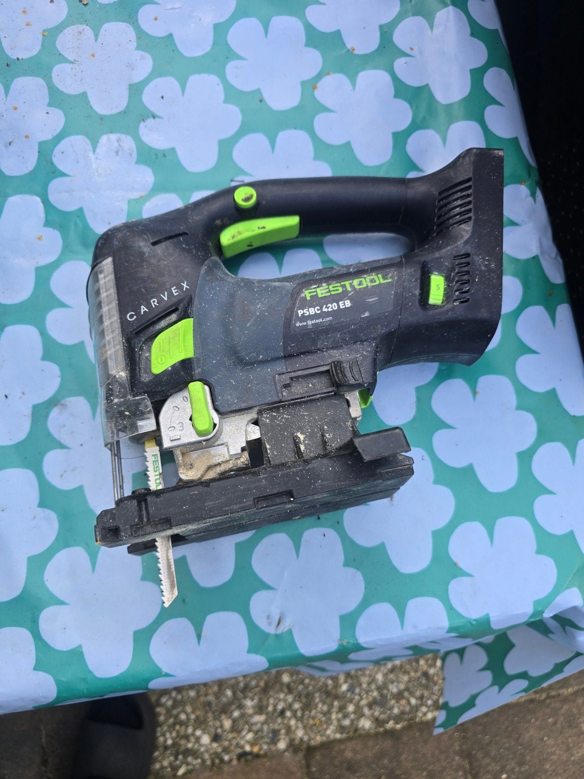 Festool Carvex PSBC 420 EB accu decoupeerzaag (18V, koolbors, Ophalen of Verzenden, Minder dan 600 watt, Decoupeerzaag, 30 tot 70 mm