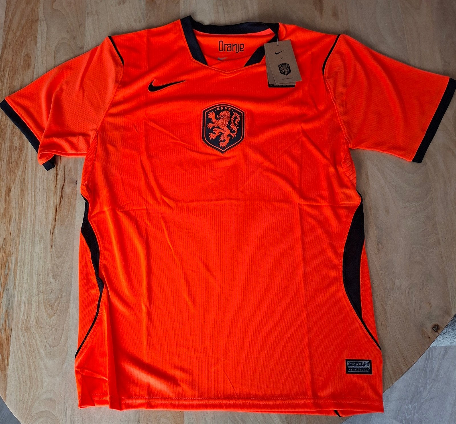 Oranje Nike Voetbalshirt - Nieuw met labels, Maat XL, Ophalen of Verzenden, Nieuw, Shirt