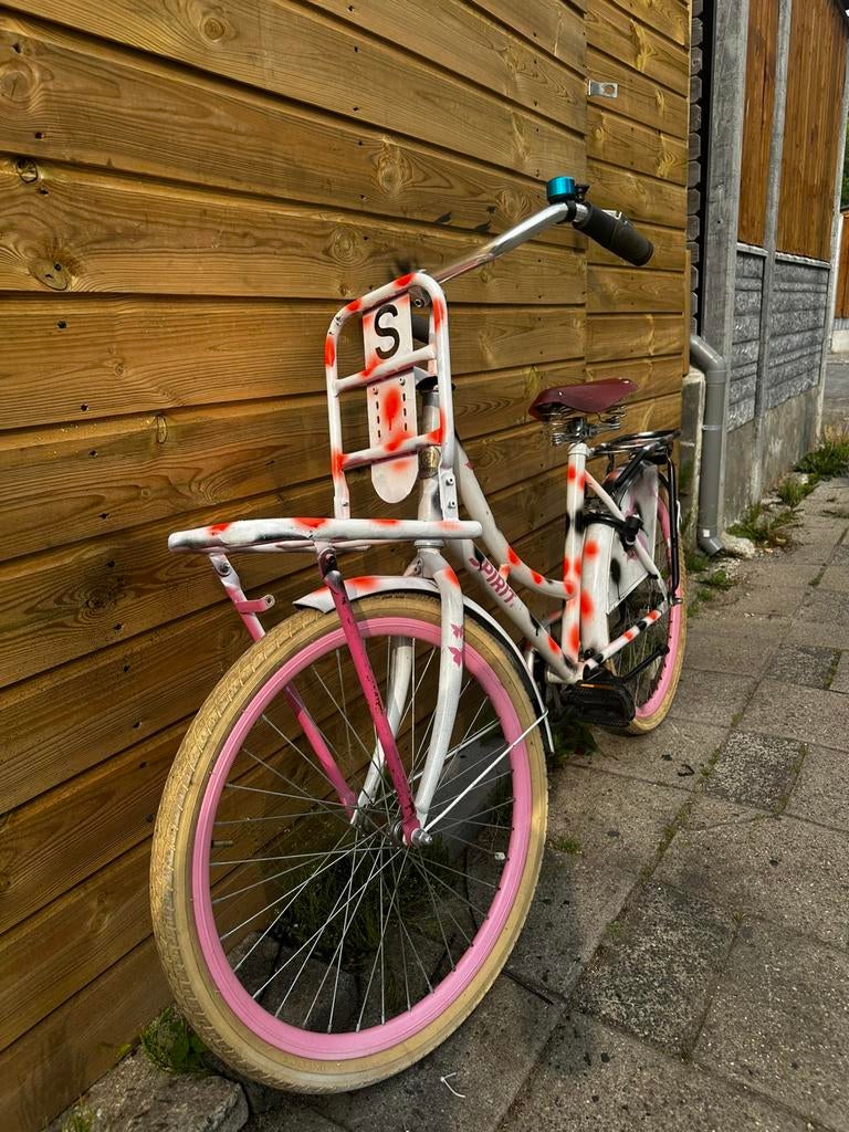 24 inch Single Speed Fiets - Goede Staat 69, Fietsen en Brommers, Fietsen | Dames | Damesfietsen, Ophalen, Gebruikt, Velgrem, Versnellingen
