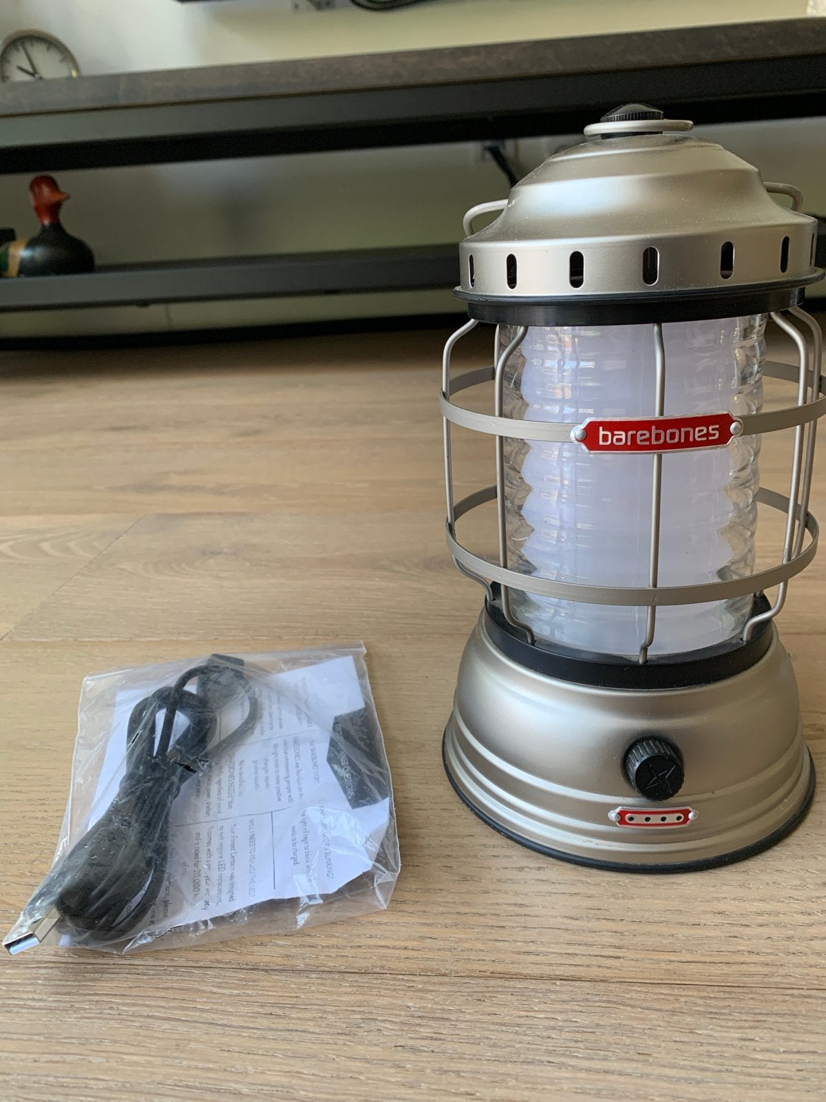 Barebones Forest Lantern - Oplaadbare LED Lantaarn, Ophalen of Verzenden, Zo goed als nieuw