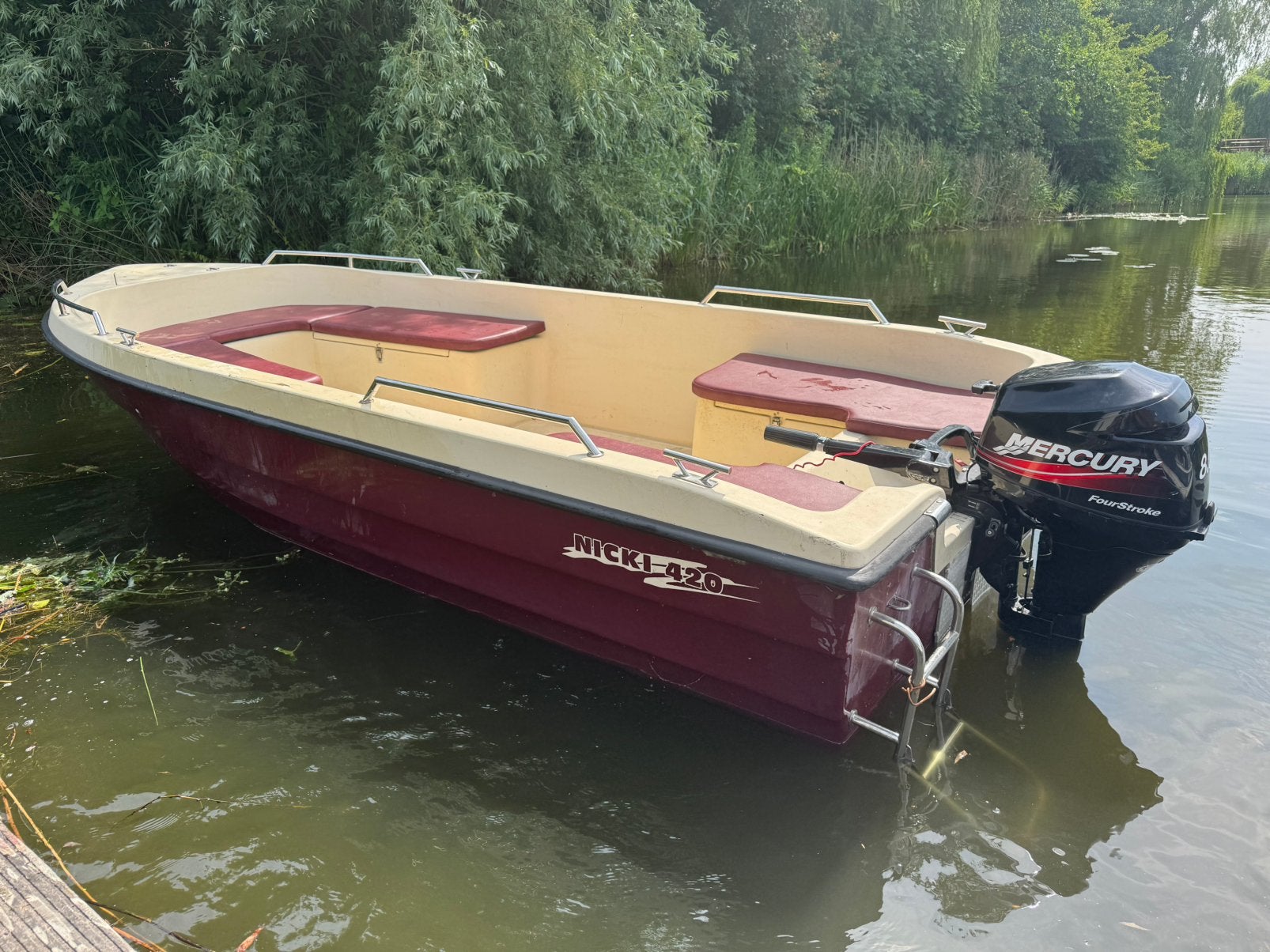 Nicki 420 sloep / Visboot, Watersport en Boten, Vis- en Consoleboten, Ophalen of Verzenden