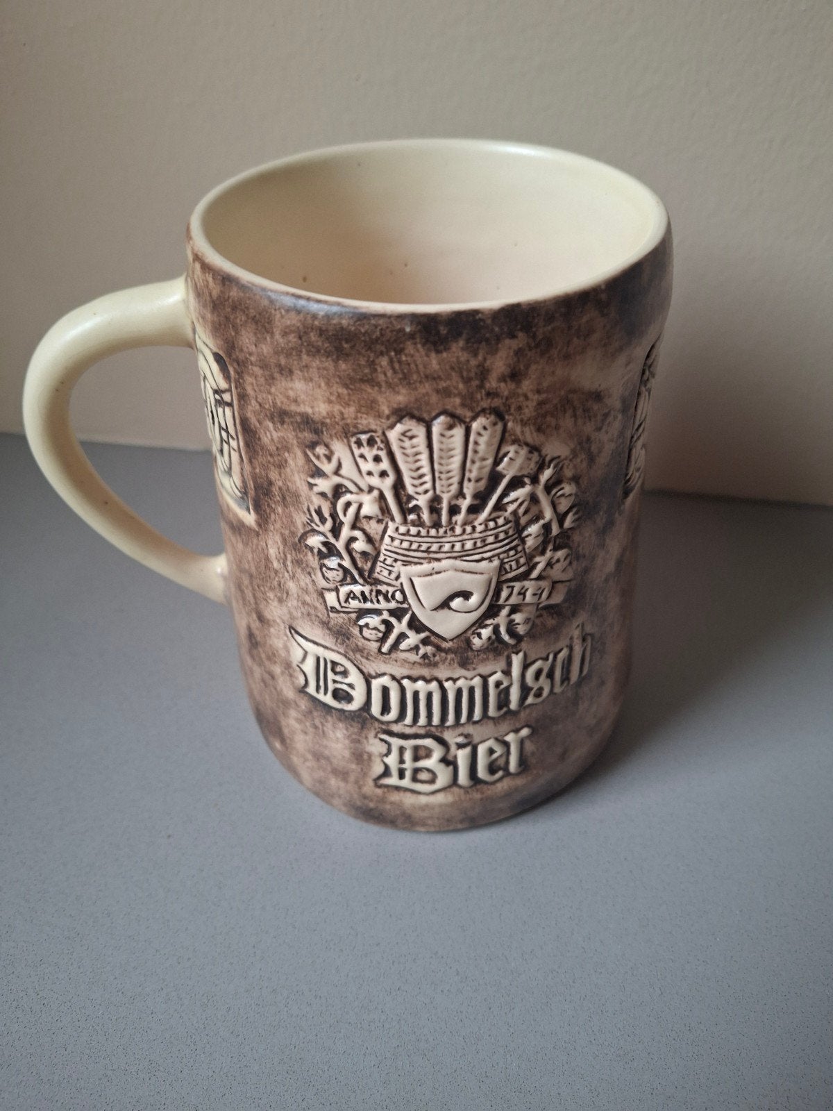 Dommelsch Bier Pul - Vintage Bierpul, Ophalen of Verzenden, Gebruikt, Pul(len), Dommelsch