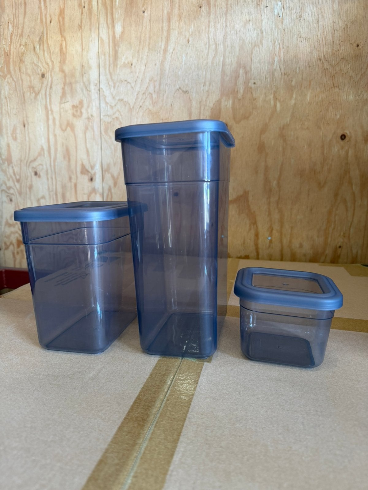 3 dozen met plastic bewaar bakjes, Ophalen of Verzenden, Zo goed als nieuw, Bak of Kom
