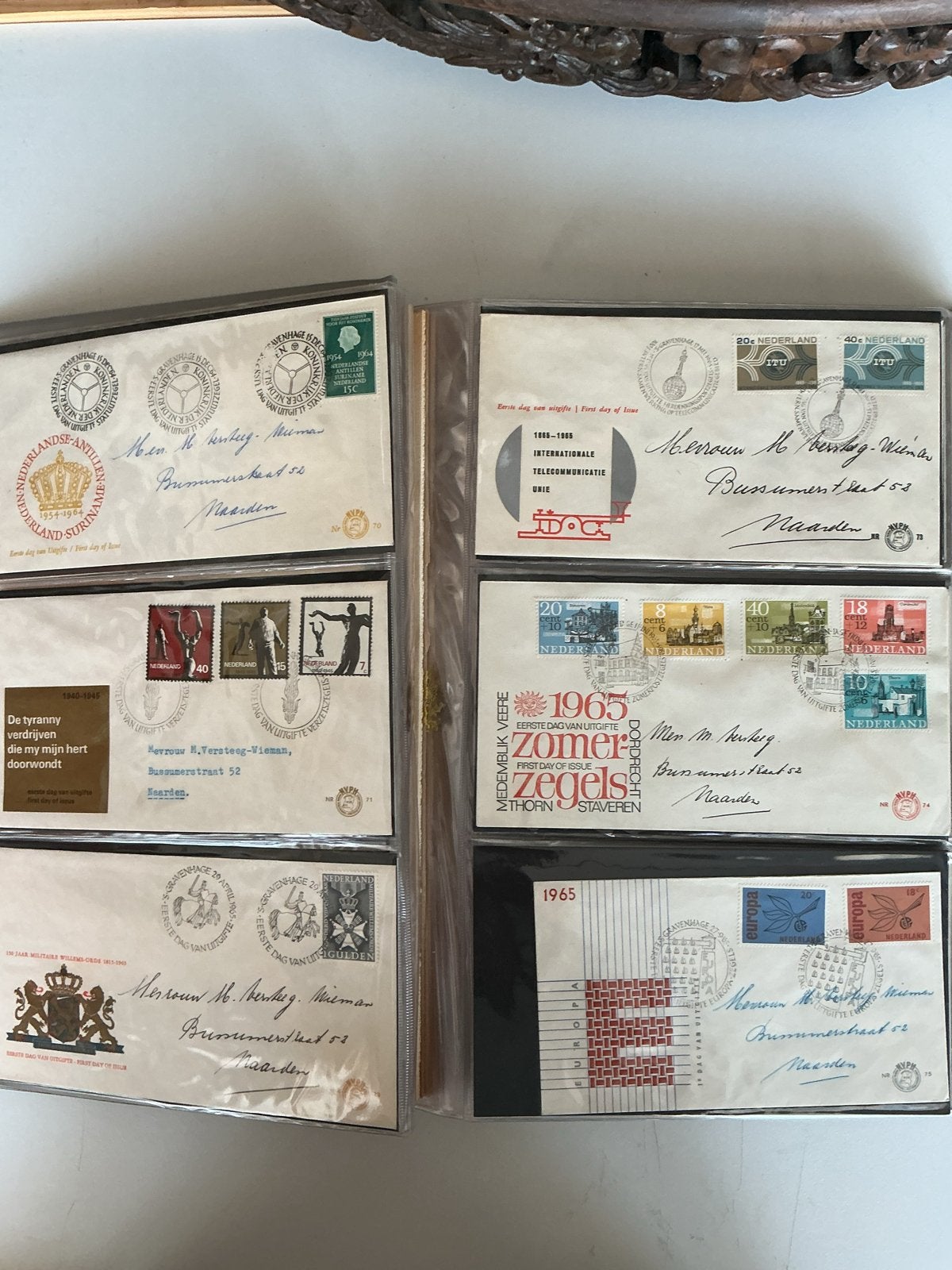 Verzameling Eerste Dag Enveloppen (FDC) Nederland 1953-1977, Postzegels en Munten, Postzegels | Eerstedagenveloppen, Ophalen of Verzenden