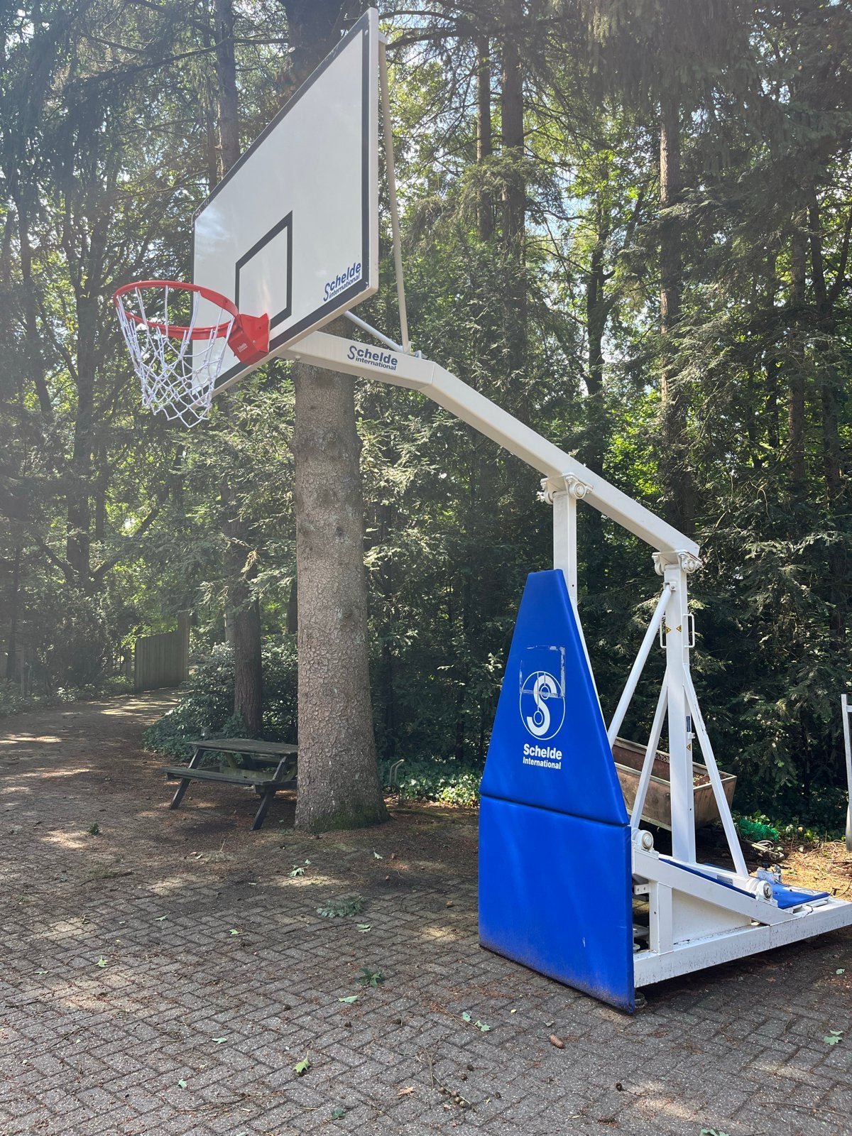 Basket Schelde Clubmaster 165 Basketbal - Hoogte verstelbaar, Ophalen, Gebruikt, Ring, Bord of Paal