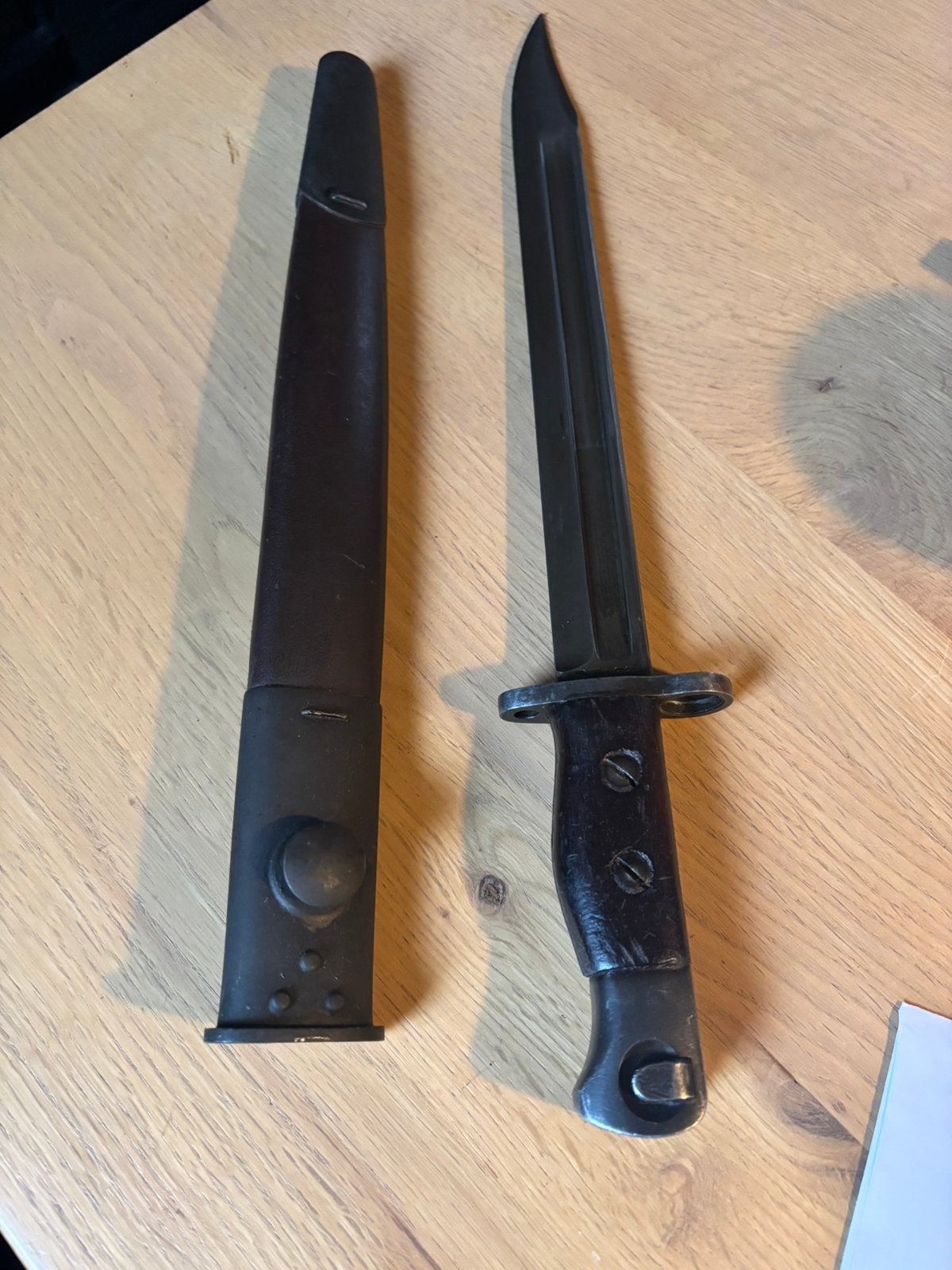 Indian 1 a long blade  bajonet RFI 66, Verzamelen, Ophalen of Verzenden, Landmacht, Mes of Dolk