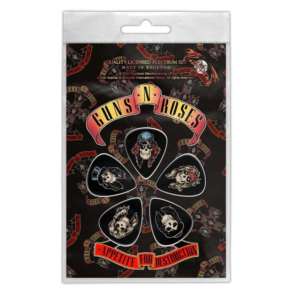 Guns N' Roses Appetite plectrum set gitaar plectrums