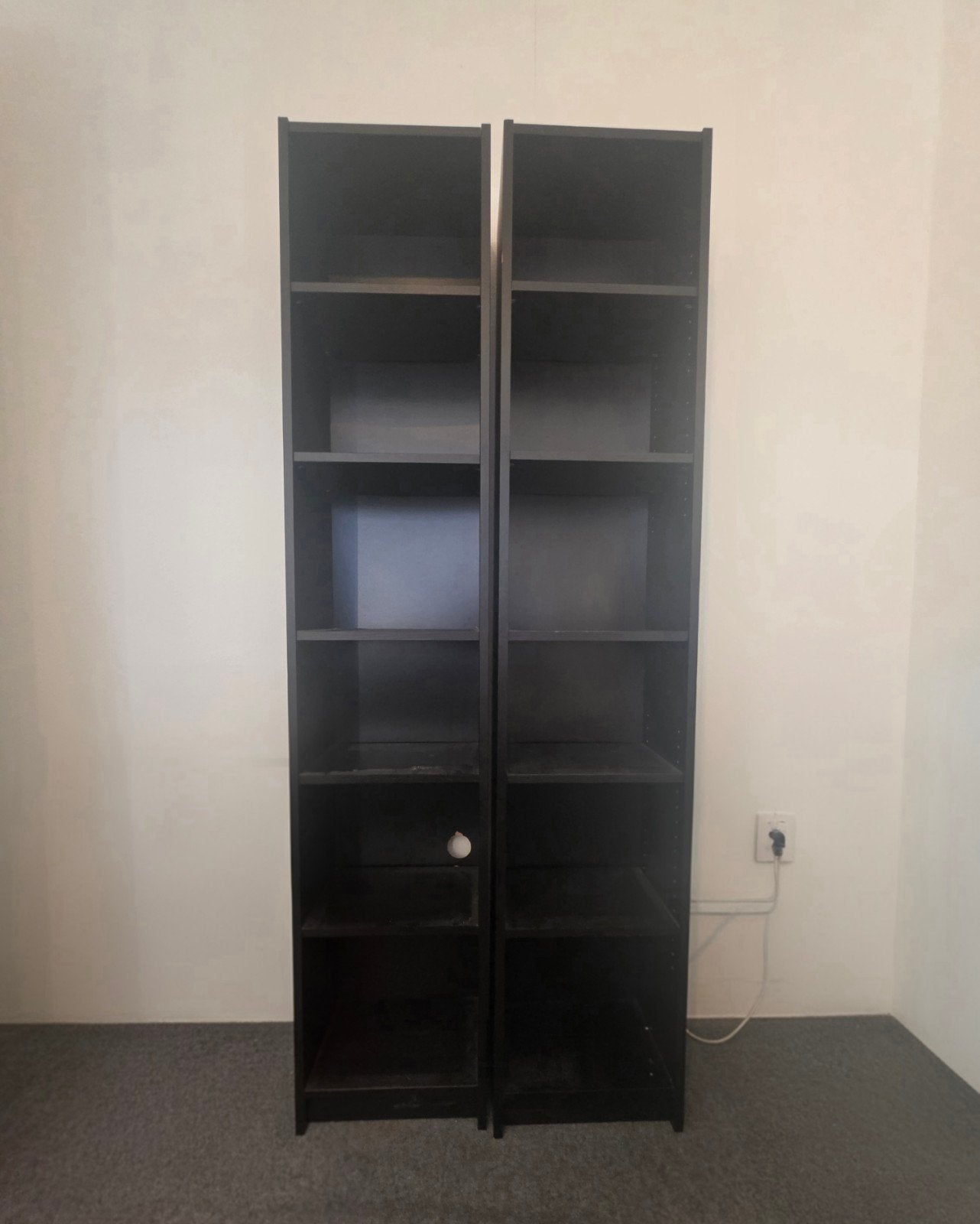 Gratis af te halen: Twee  IKEA Billy boekenkasten, Ophalen, Met plank(en), Gebruikt, 200 cm of meer