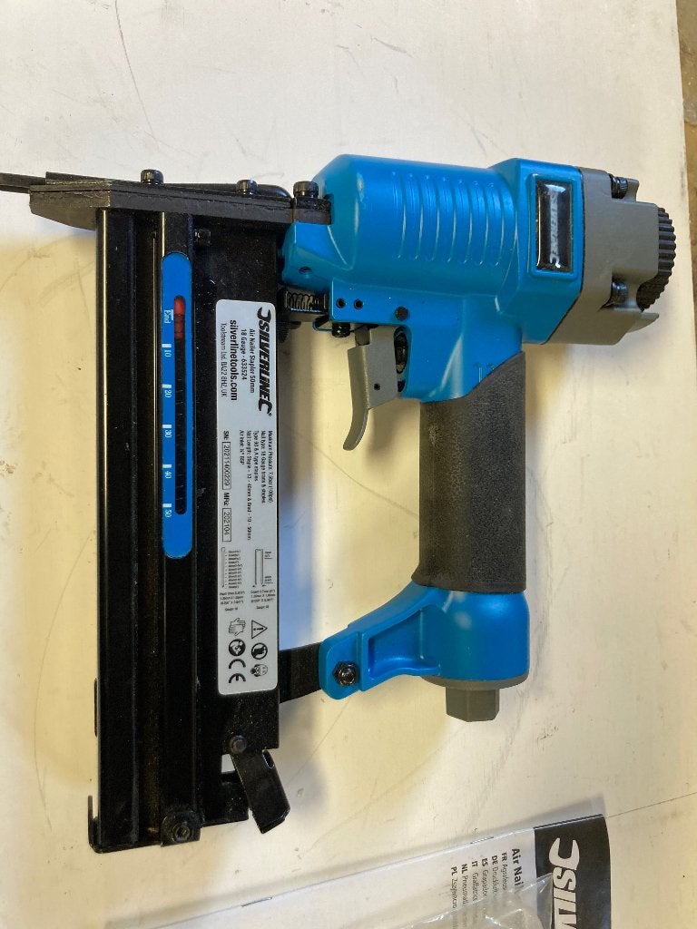 Pneumatische Tacker Silverline 50 mm, Ophalen of Verzenden, Nieuw, Tacker/nietmachine